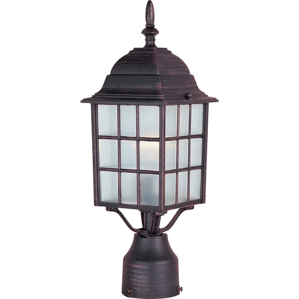 Maxim Lighting - 1052RP North Church Rust Patina Outdoor Post Light