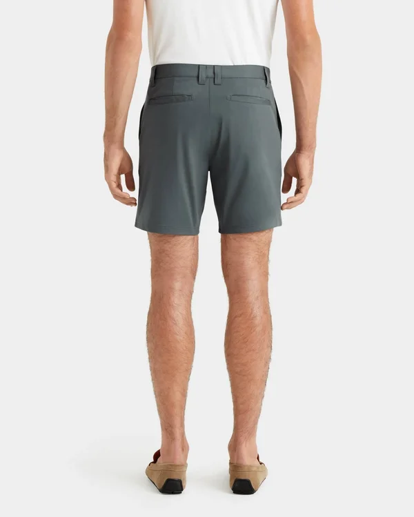 Men's Golf Shorts, Rhone 7x22 Commuter Short, Blue Grouper, 34