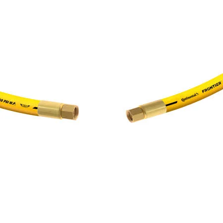 Frontier Hzy02525-50-41 1/4x22 x 50& Yellow EPDM Rubbeer Air Hose, 250 P
