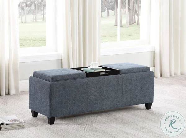 Coaster Furniture 905699 Teal Storage Bench