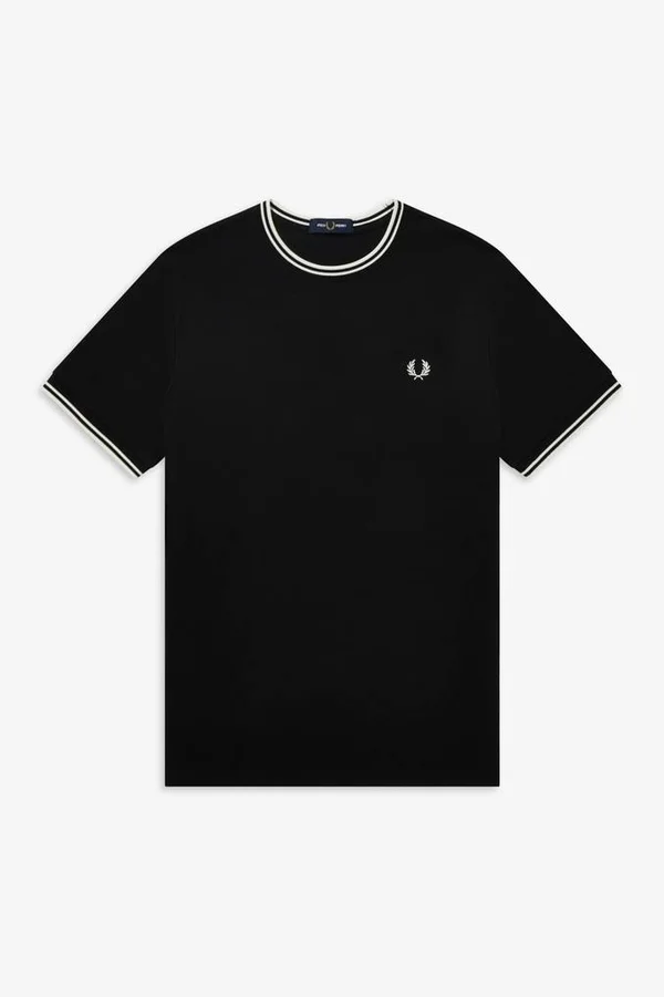 Fred Perry Twin Tipped T-Shirt, Black