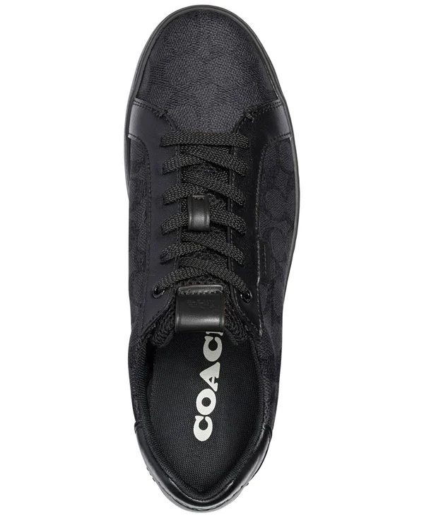 Coach Men's Low Line Signature Low-top Sneakers - Charcoal