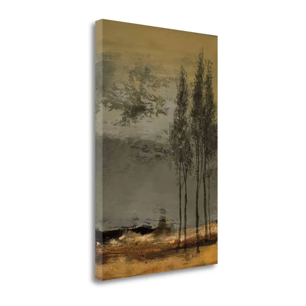 Tangletown Fine Art 'Peupliers' by Denis Jully Graphic Art on Wrapped Canvas