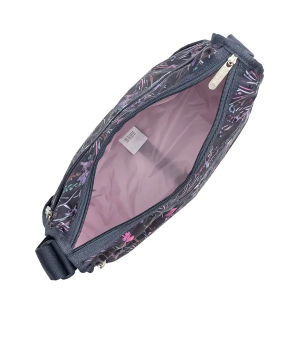 Lesportsac Classic Hobo - Windswept Floral Shadow Print Windswept Floral Shadow Print, 22.86 x 30.48 x 13.34 cm