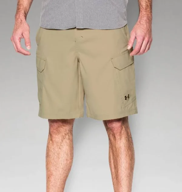 Under Armour Men & S Fish Hunter Cargo Short - Tan Stone