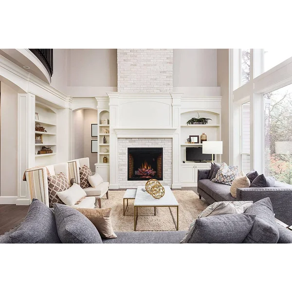 Classic Flame Electric Fireplace Insert, Black