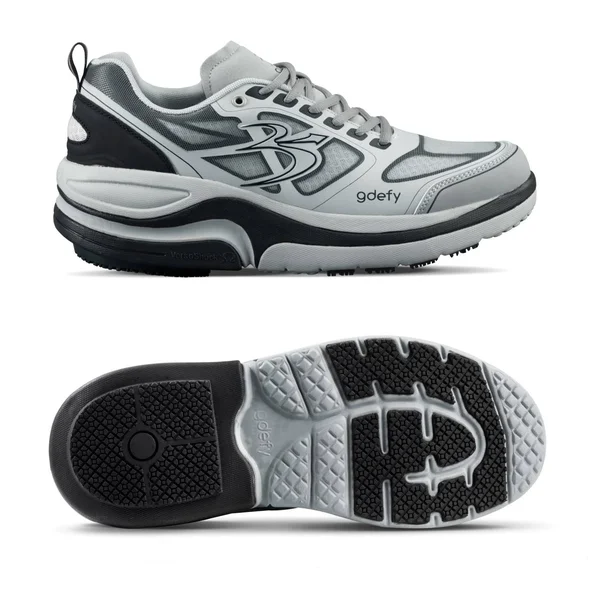 Gravity Defyer Men's Ion Shoes - Gray-Black in Size 15
