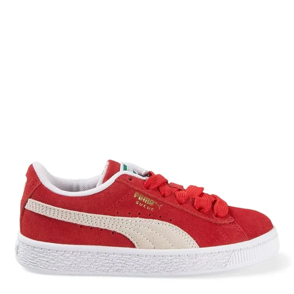 Puma Kids - Boy - Red Suede Classic Sneakers - 29 (UK 11) - Red