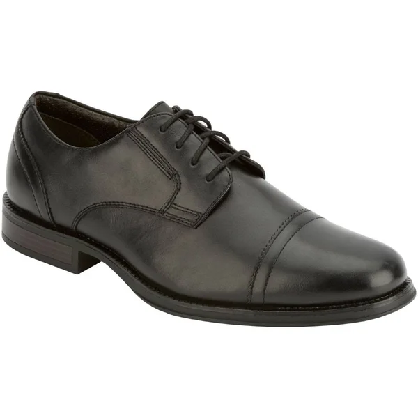 Dockers Mens Garfield Dress Cap Toe Oxford Shoe Black