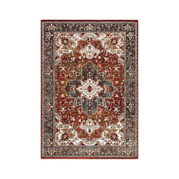 Safavieh Herat Rug Collection HRT301Q - Red, Ivory - 4& x 6&