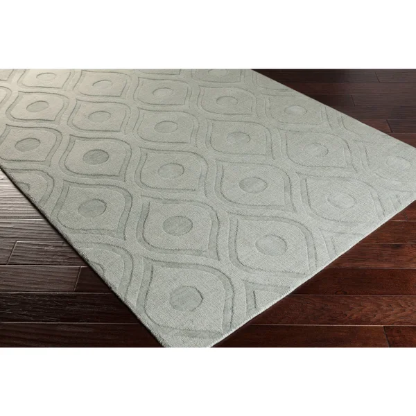 Hand-Woven Abi Tone-on-Tone Wool Rug - 5& x 7&6