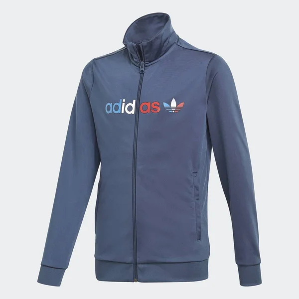 Adidas Adicolor Track Jacket Dash Grey Xs Kids