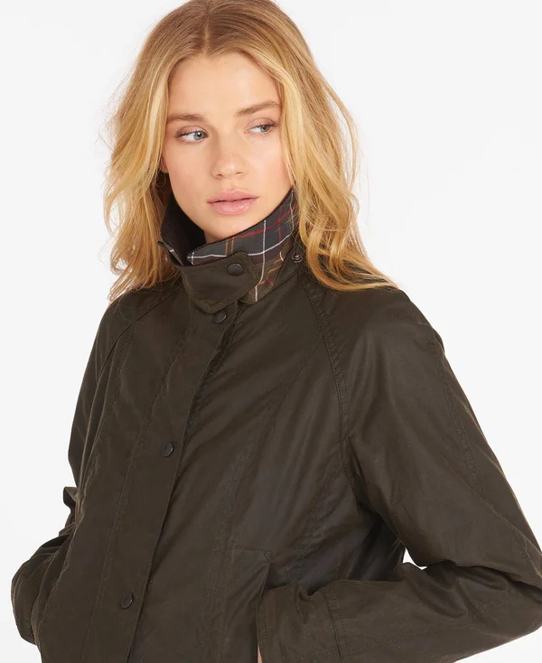 Barbour Classic Olive Beadnell Wax Jacket