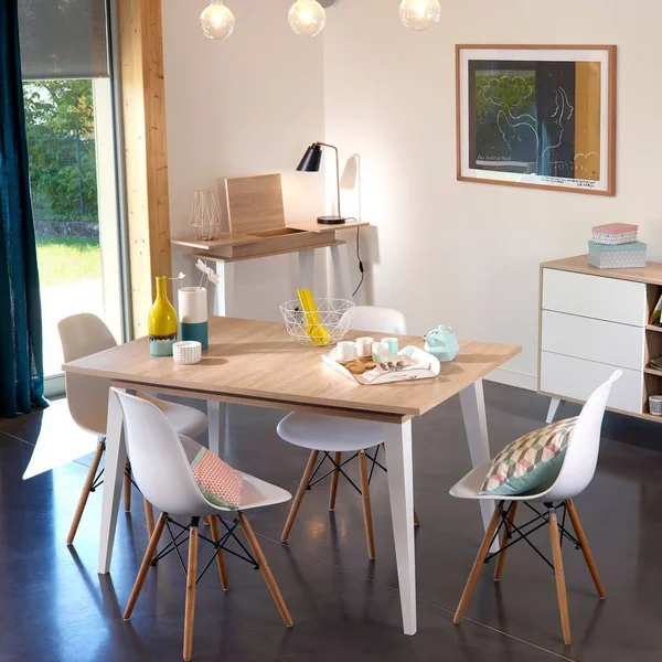 Symbiosis E2290A0300X00 Prism Extendable Dining Table - Natural Oak