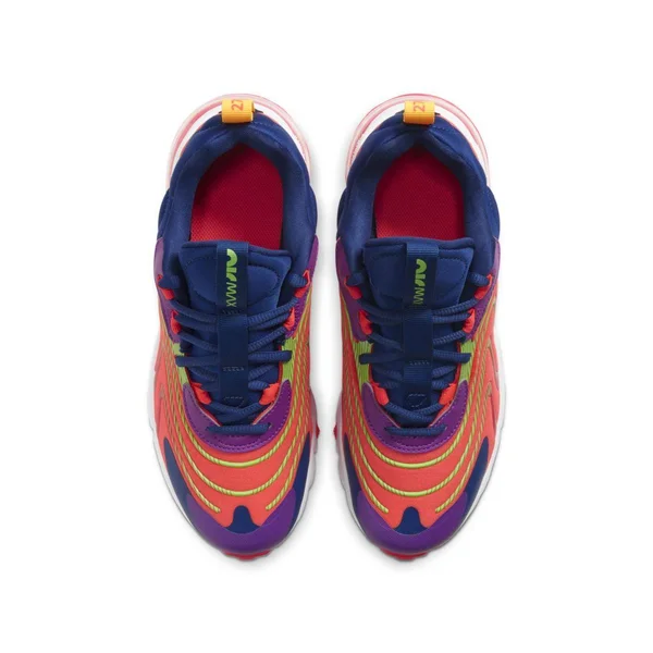 Nike Big Kids& Air Max 270 React Eng Casual Shoes in Orange Size 5.5