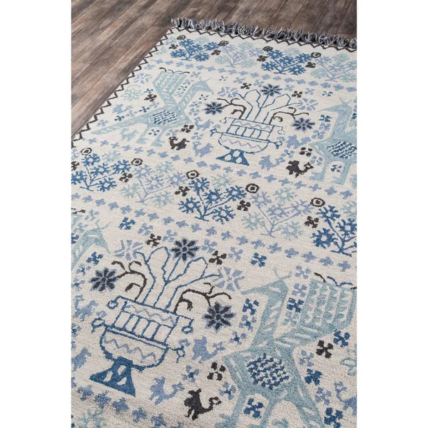Momeni Tahoe TA-09 3&6x22 x 5&6x22 Blue Area Rug