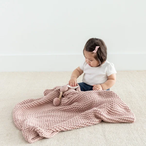 Organic Cotton Comfy Knit Baby Gift Set Gray