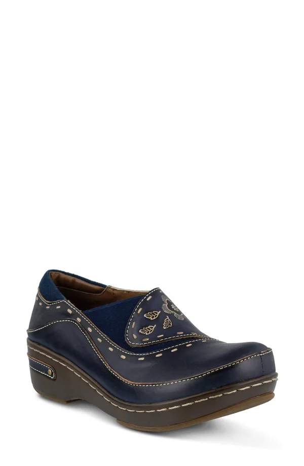 L&Artiste by Spring Step Women's Burbank - Navy Leather