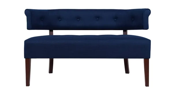 Jared Tufted Bench Settee, Midnight Blue by Jennifer Taylor Home
