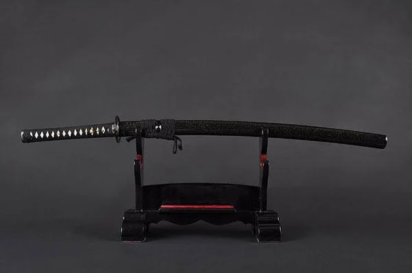 Handmade Sword - Fully Functional Samurai Katana Sword, 1045 Carbon Steel, Hand Forged Clay Tempered, Full Tang, Sharp, Tomoe Cr