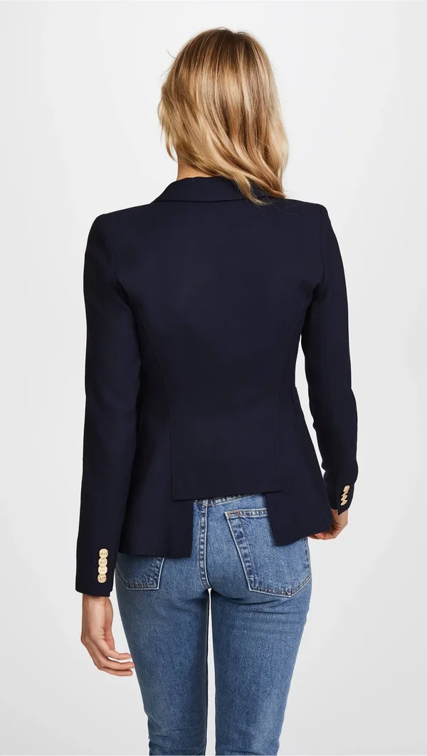 Smythe Women's Duchess Wool Blazer - Navy - Size 12