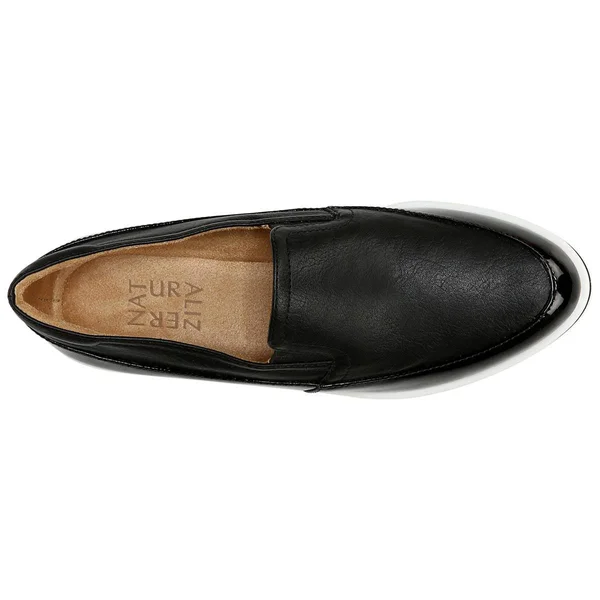 Naturalizer Rome Slip-Ons - Black Smooth