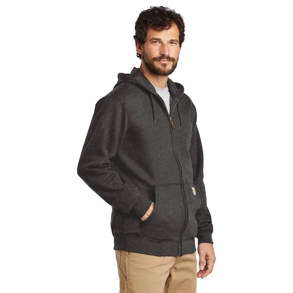 Carhartt Men's Carbon Heather Midweight Hooded Zip Front Sweatshirt