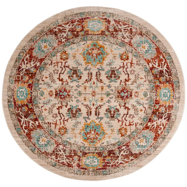 Safavieh SUT405L Sutton Ivory, Brick Area Rug - 9& x 13&