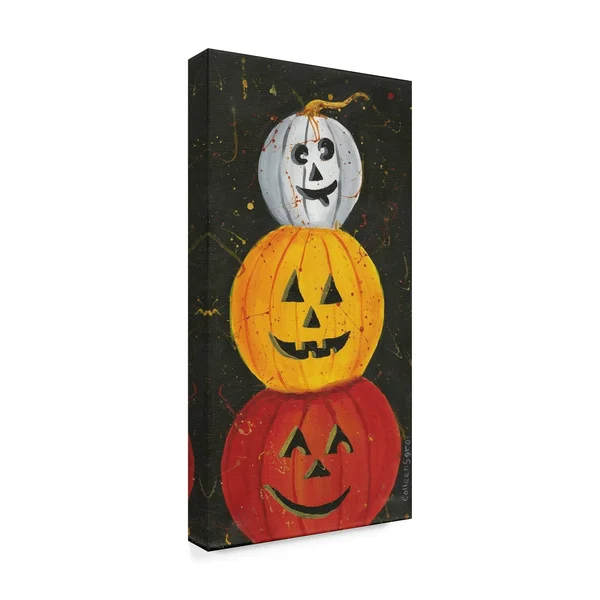 Trademark Fine Art Ali41846-C1224Gg Colleen Sgroi 'Pumpkins in Color'