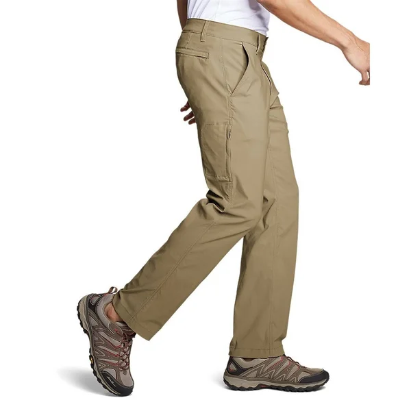 Eddie Bauer Men's Horizon Guide Chino Pants - Brown - 33/32