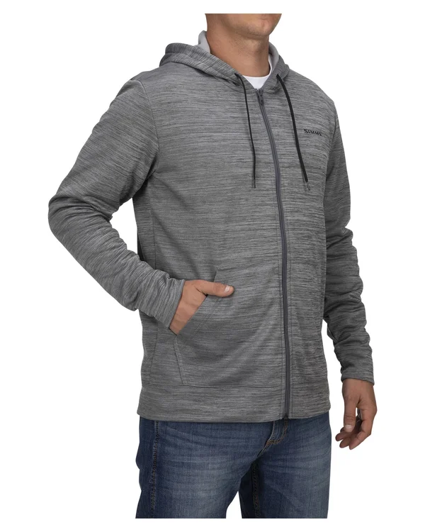 Simms Challenger Full-Zip Hoody - Carbon Heather - L