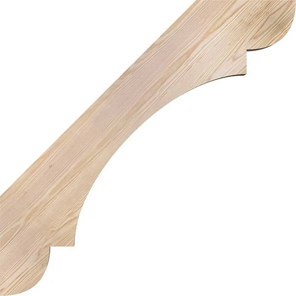 Ekena Millwork 3 1/2x22W x 32x22D x 32x22H Olympic Smooth Brace - Douglas Fir