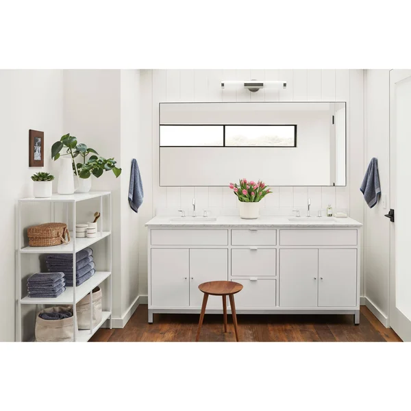 Room & Board - Modern Infinity Mirror 2D 36W 36H in Stainless Steel Silver