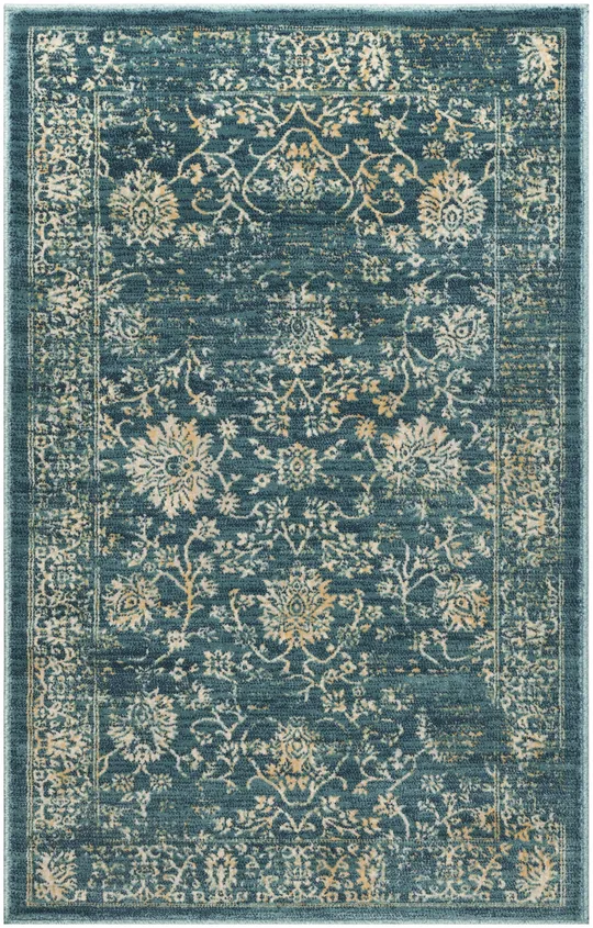 Safavieh EVK510K Evoke Light Blue - Beige Area Rug - 3& x 5&