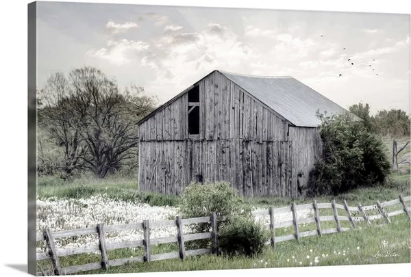Barnsville Barn, Canvas Wall Art, 48x32, Great Big Canvas