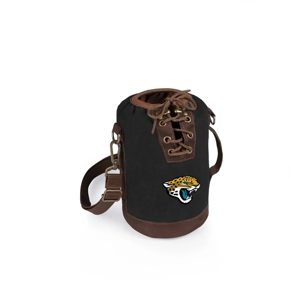 Black Jacksonville Jaguars Growler Tote with 64oz.