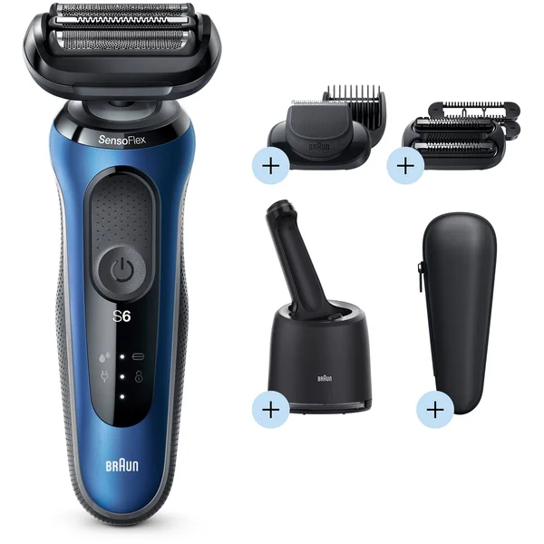 Braun Series 6 6090cc Electric Razor for Men with Smartcare Center