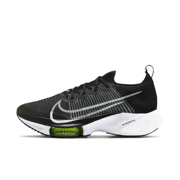 Nike Men's Air Zoom Tempo Next% Black-White-Volt - 13