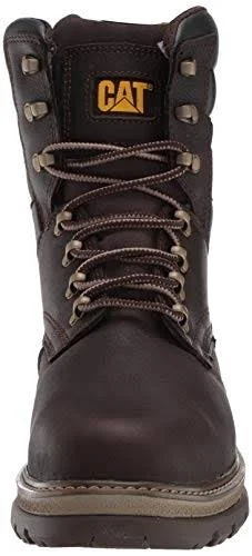 Cat 8x22 Fairbanks TX Steel Toe Waterproof Boots - Men's Mulch