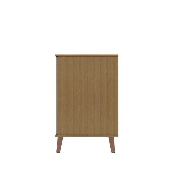 Manhattan Comfort Hampton Buffet Stand in Off White and Maple Cream 16PMC11