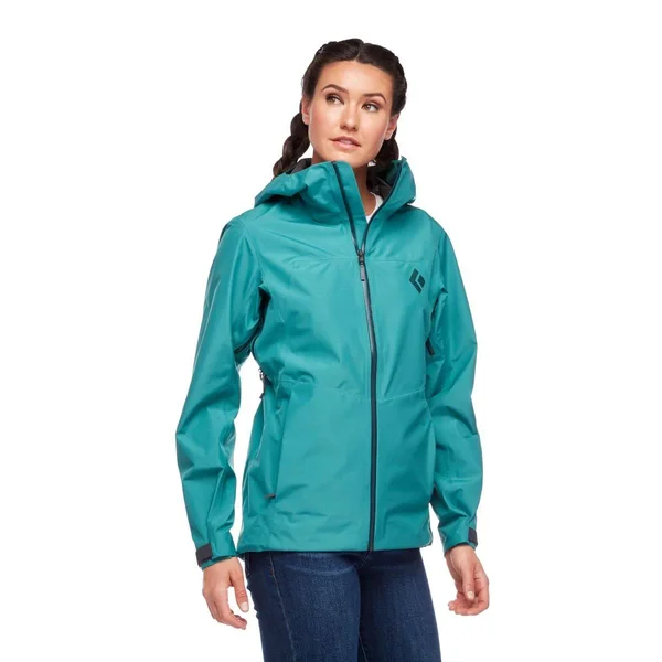 Black Diamond Liquid Point Shell Jacket - Women's Meadow Green, Xs