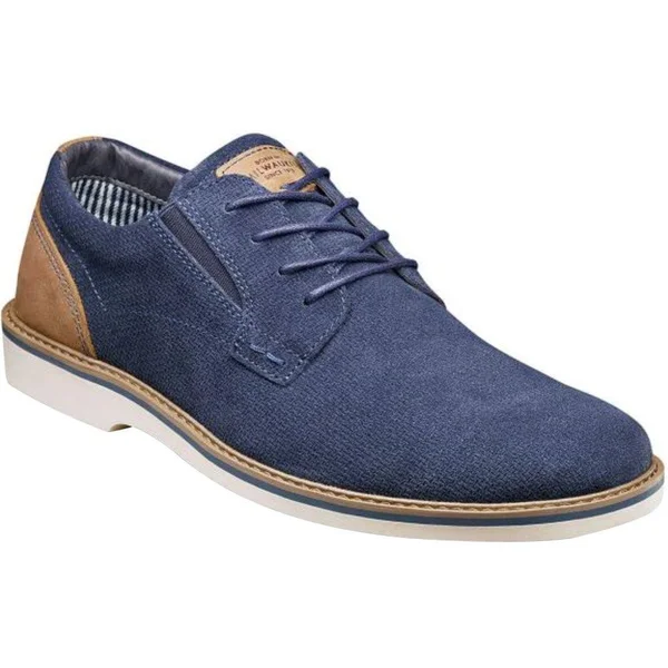 Nunn Bush Barklay Plain Toe Oxford 7 Men's Navy
