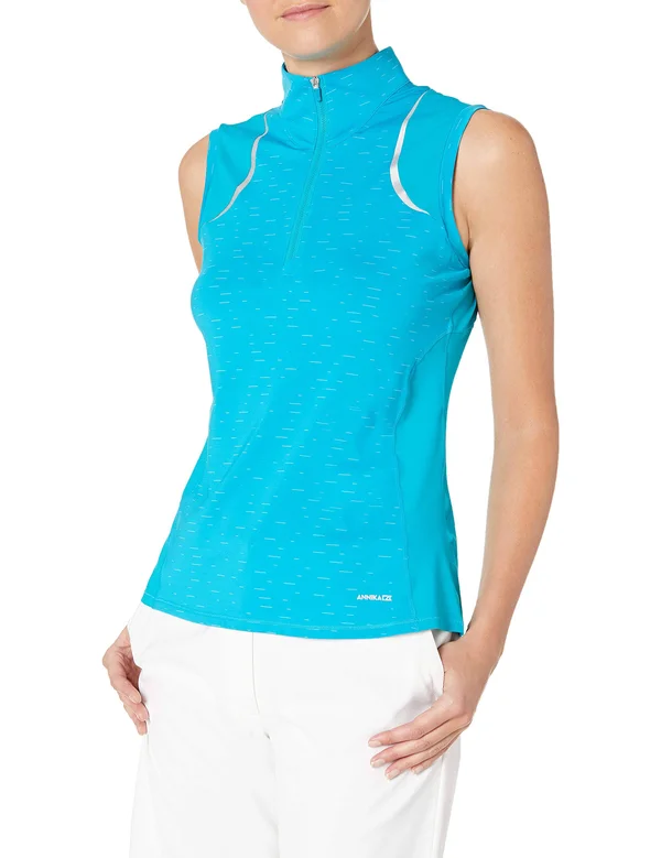 Annika Elite Sleeveless Mock Half-Zip