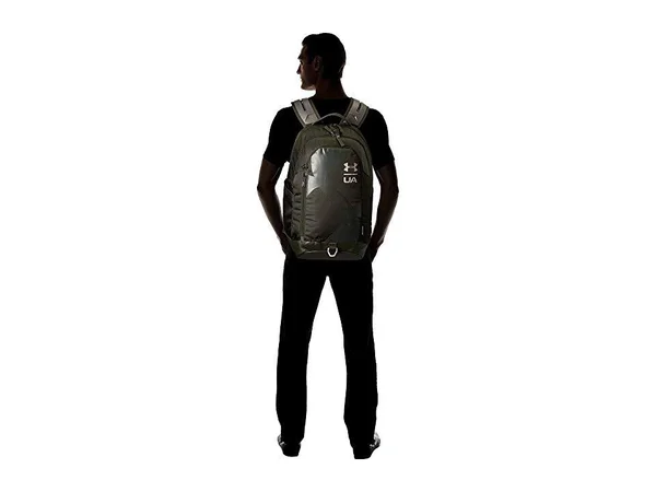 Under Armour Artillery Green Big Graphic Backpack, 12.6 x 19.3 x 9.4