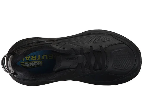 Hoka One One Women's Bondi Leather Shoe - 5 - Black