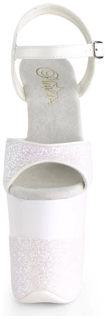 Pleaser - FLAMINGO-809-2G 8, Opal Glitter/Opal Glitter