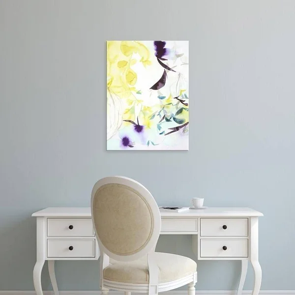 Easy Art Prints ELISA Sheehan's 'Springs Requital 2' Premium Canvas Art - 24 x 18 - Brazilian Barnwood Frame