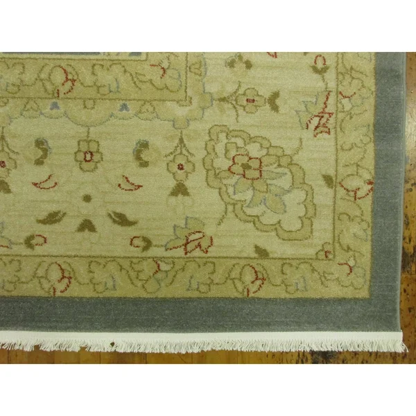 Unique Loom Tansy Edinburgh Area Rug (8& x 8& Round - Blue)