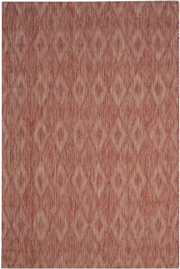 Safavieh Courtyard Red 5&3x22 x 7&7x22 Area Rug - Red
