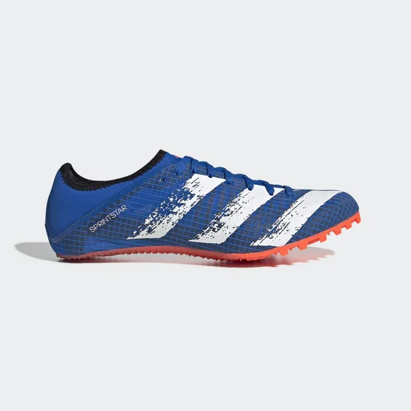 Adidas Men's Sprintstar Track Spikes - 12, Blue/White/Solar Red